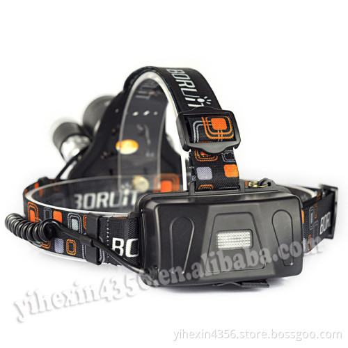 BORUIT RJ-5001 Head Light 6000LM LED Rechargeable Hunting Headlight